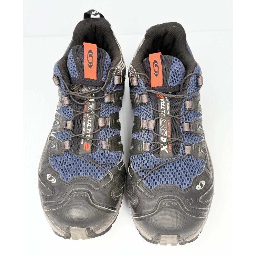 Salomon XA 3D Ultra 2 Trail Running Shoes Men's Sz 8 Blue Black Orange